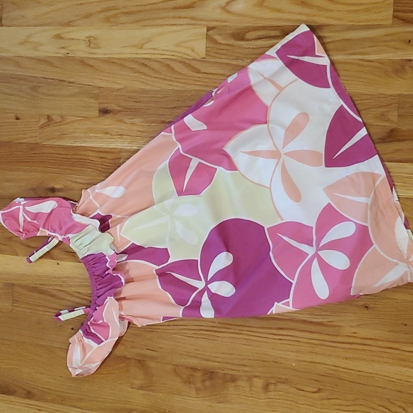 Tea Collection Ruffle Neck Dress Girls 8 - Picture 2 of 5